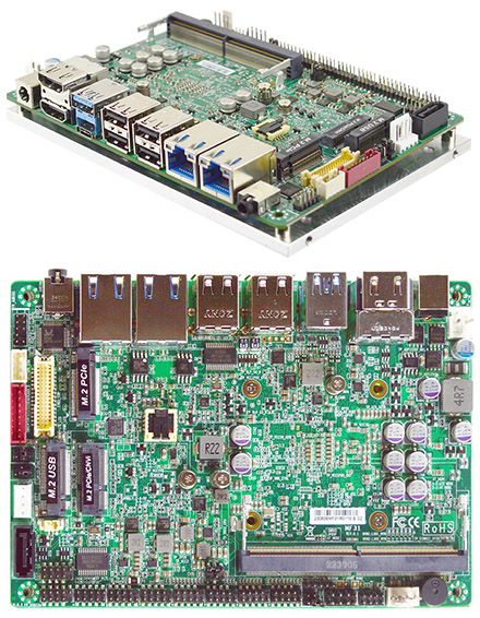 Jetway JF35-ADN1-N97004 3.5-SBC (Intel Alder Lake-N, 2x LAN, <b>64GB eMMC</b>)